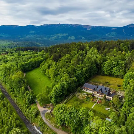 Rum i privatbostad Willa Gazdowka Noclegi Szklarska Poreba Sniadania Wanna Termalna